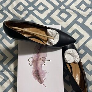 Jessica Simpson Black Pointed Heels
